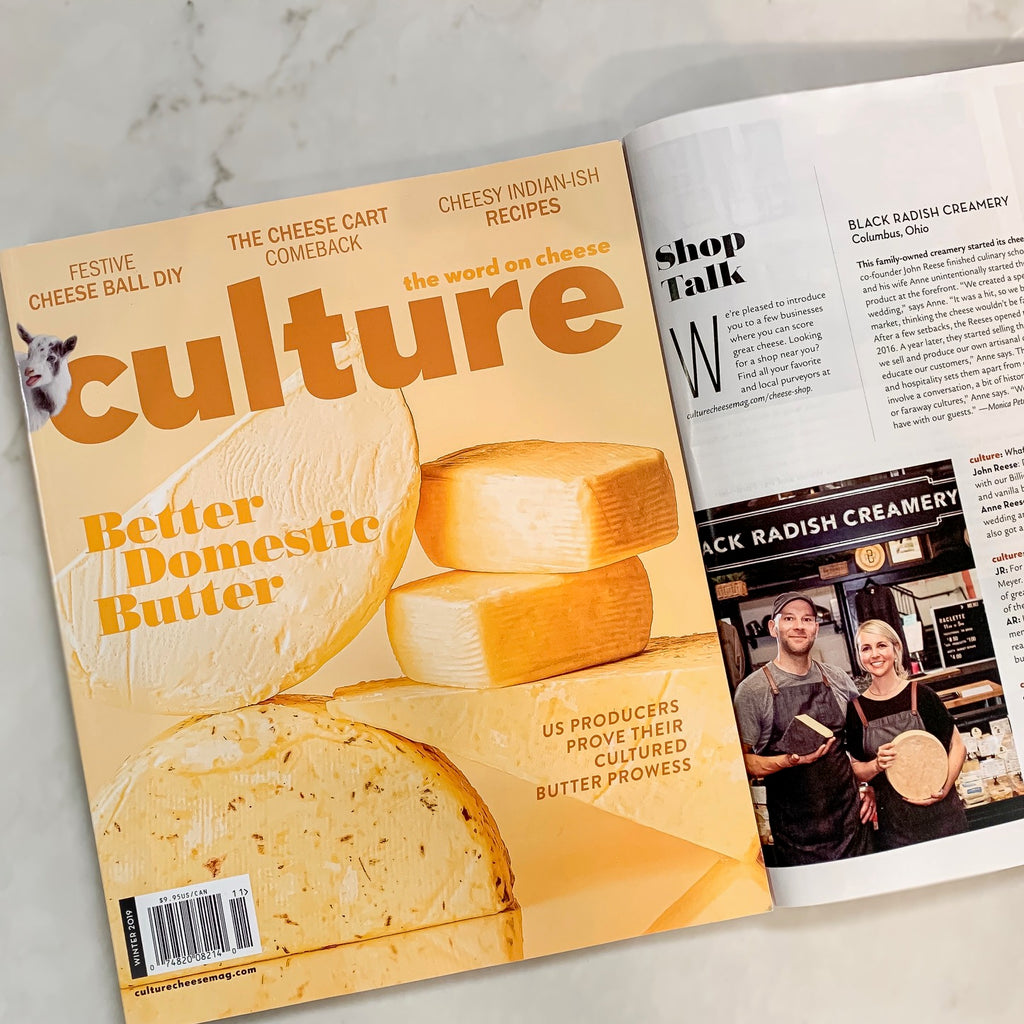 BRC Cheese Shop Featured in Culture Magazine! – Black Radish Creamery